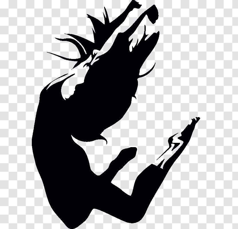 Silhouette Dancer Phonograph Record - Fictional Character Transparent PNG