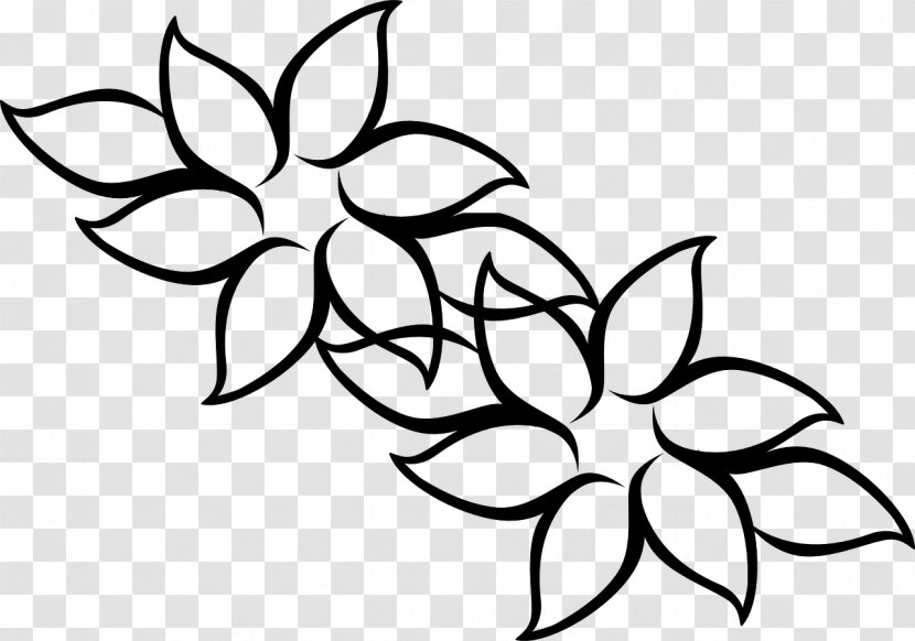 Drawing Flower Floral Design - Artwork Transparent PNG