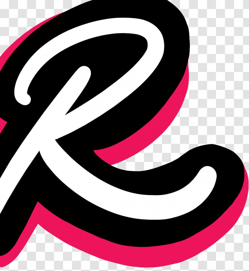 Pink M Line RTV Logo Clip Art Transparent PNG