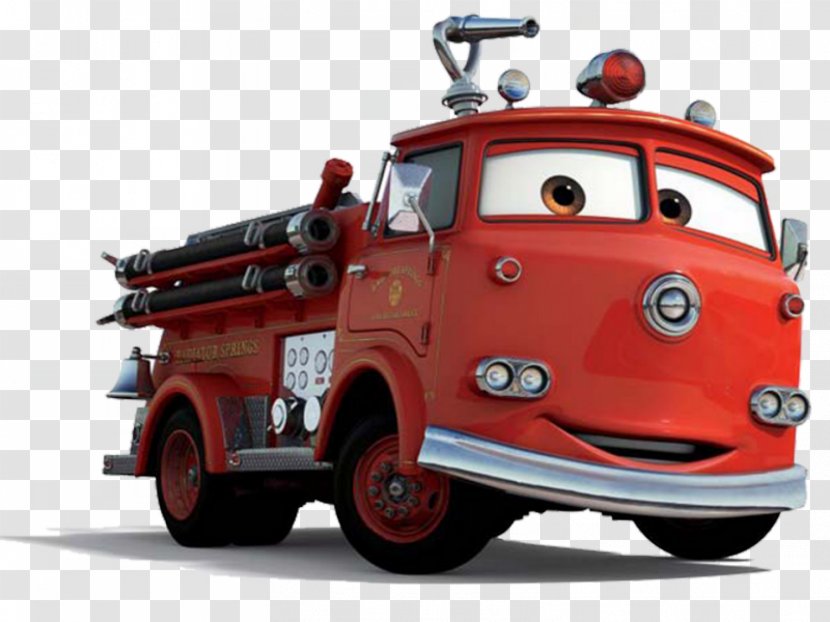 Mater Lightning McQueen Cars The Walt Disney Company Pixar - Firefighter Transparent PNG