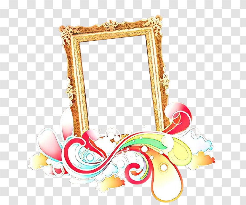 Watercolor Floral Frame - Interior Design - Picture Transparent PNG