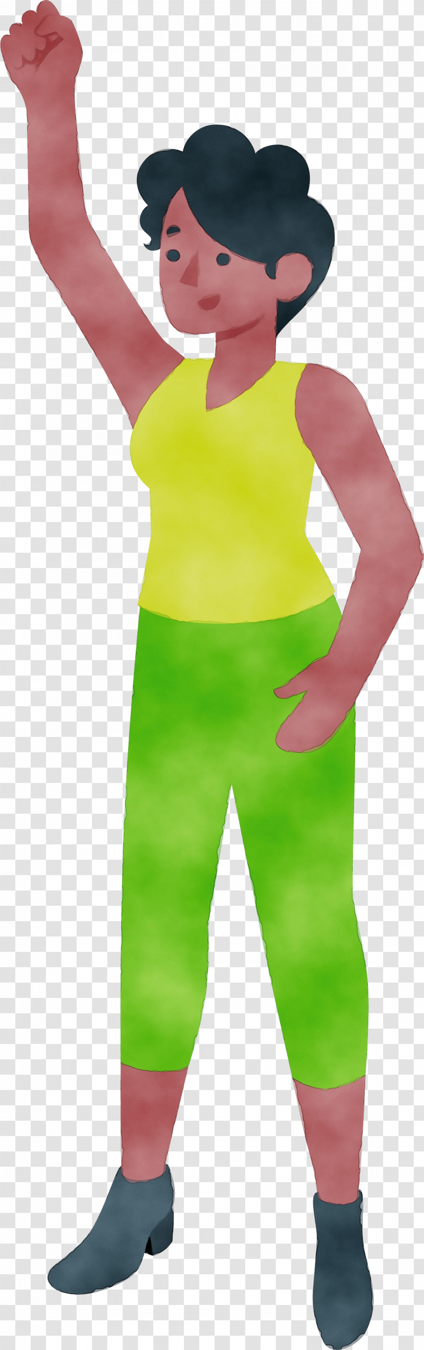 Costume Green Character Spandex Shoe Transparent PNG