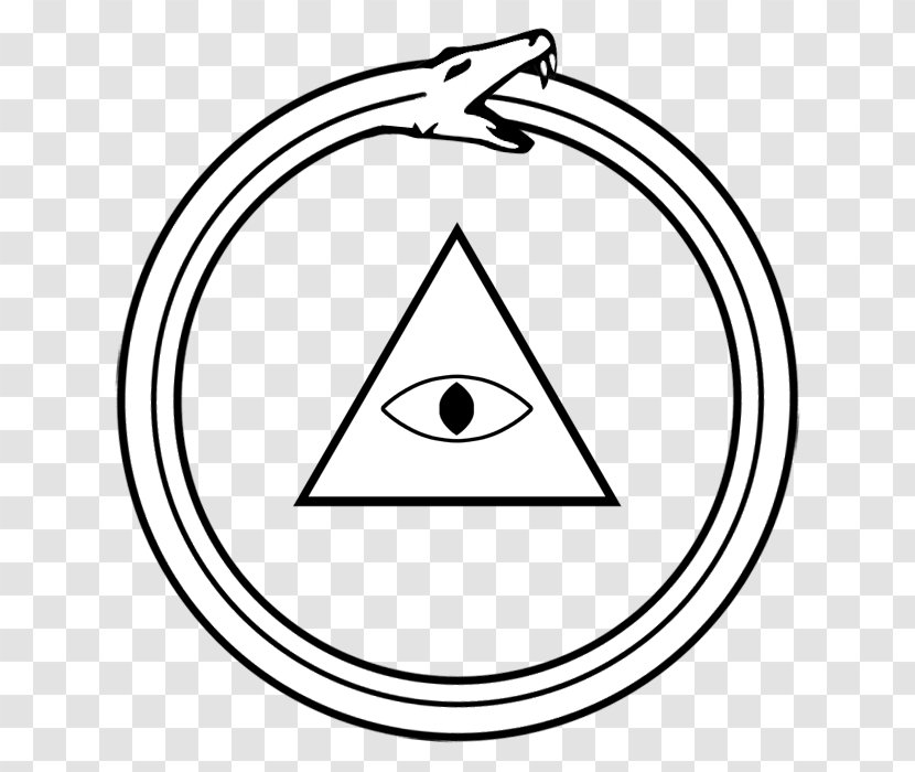 Symbol Ouroboros Eye Of Providence Snake - Sign - Tripleinfinity Transparent PNG