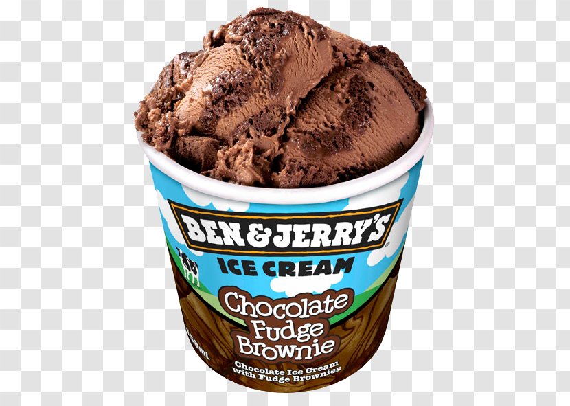 Chocolate Ice Cream Fudge Cherry Garcia Ben & Jerry's - Peanut Butter - Brownies Transparent PNG