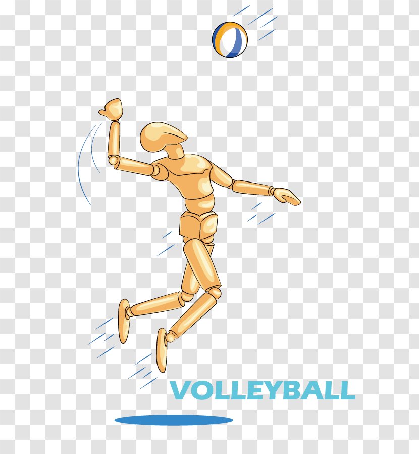 Volleyball Sport Clip Art - Cartoon Transparent PNG