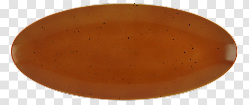 Caramel Color Oval Tableware - Upscale Restaurant Transparent PNG