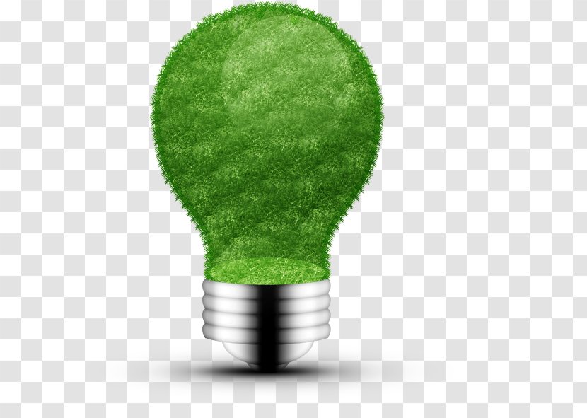Incandescent Light Bulb Lamp Incandescence Wallpaper - Grass Transparent PNG