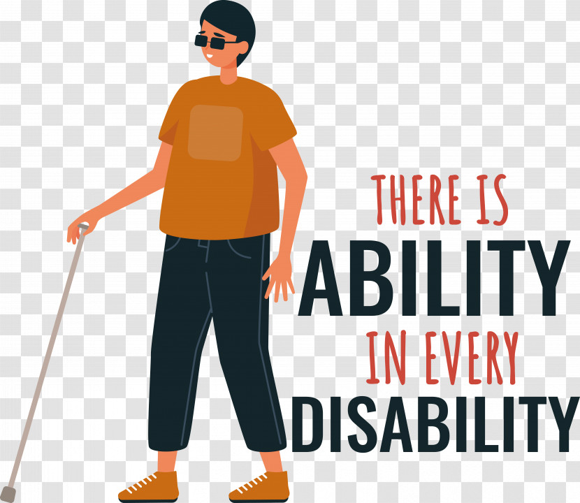 Disability Never Give Up Disability Day Transparent PNG