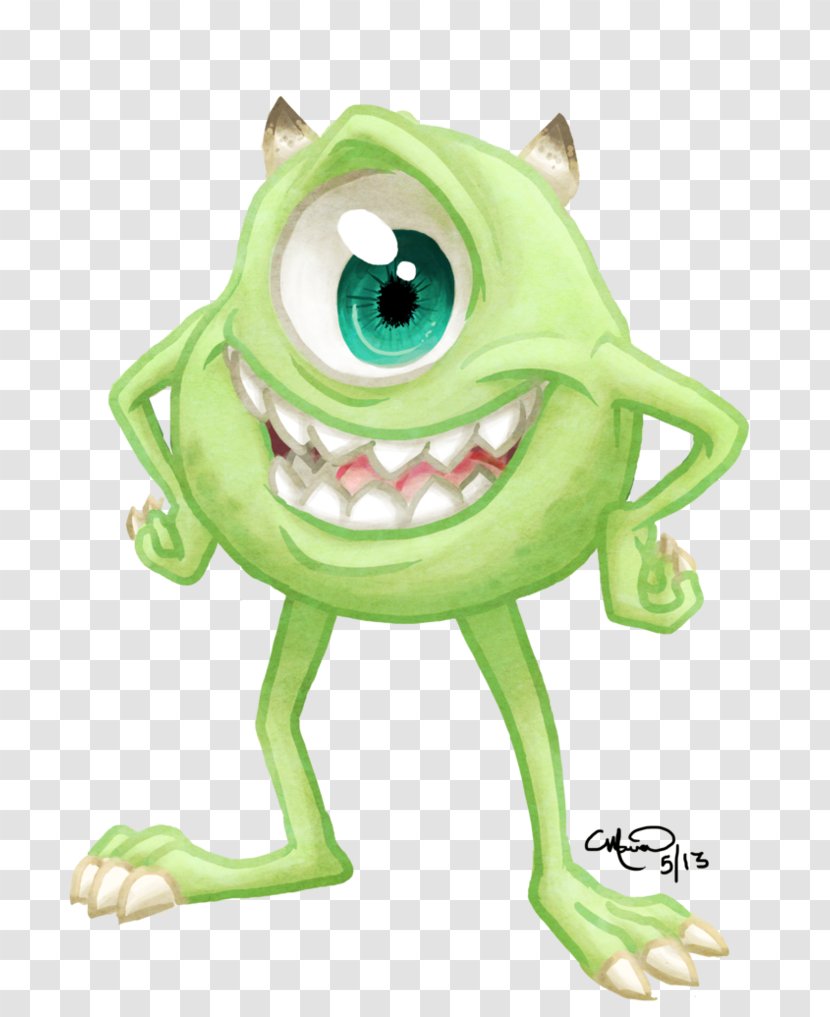 Mike Wazowski Roz Monsters, Inc. Pixar Drawing - Frog - Monsters Inc Transparent PNG