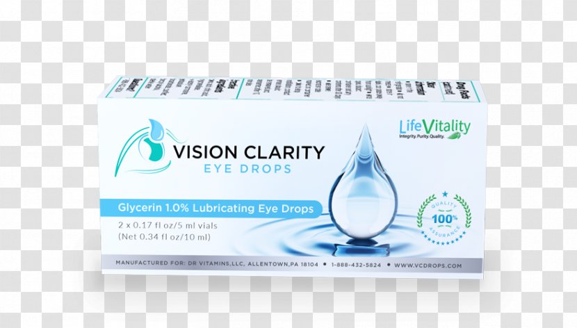 Eye Drops & Lubricants Dry Syndrome Visual Perception Red - Visine Transparent PNG