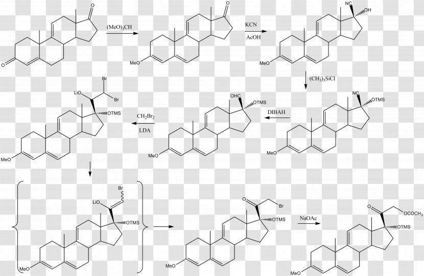 Anecortave Acetate Cortisol Chemical Synthesis Betamethasone Budesonide - Auto Part - Drawing Transparent PNG