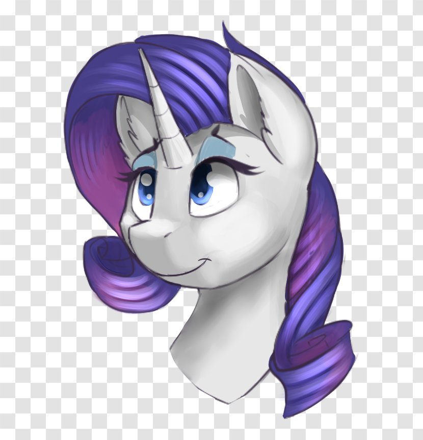Rarity Horse Pony Whiskers Doodle - Vertebrate Transparent PNG