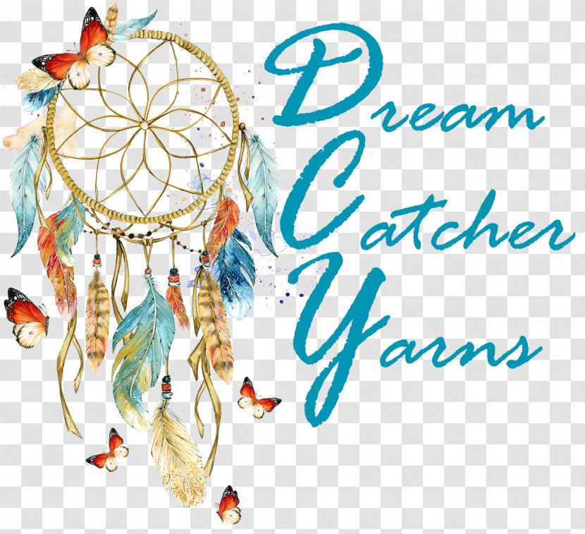 Paper Yarn Dreamcatcher Feather Ribbon - Text - Dreamcather Transparent PNG