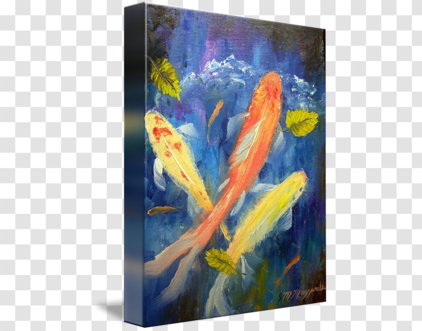 Oil Painting Acrylic Paint Art - Fish Koi Transparent PNG
