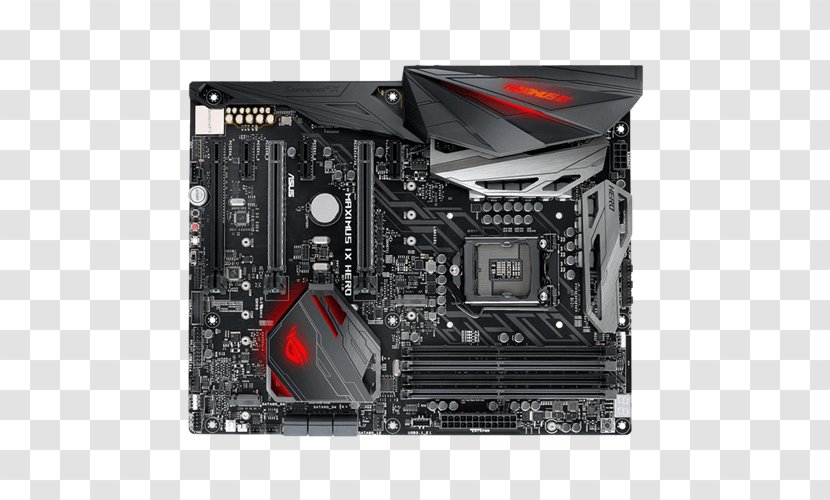 Intel ASUS Maximus IX Hero Motherboard Republic Of Gamers - Atx - Rog Gaming Ix Extreme Transparent PNG