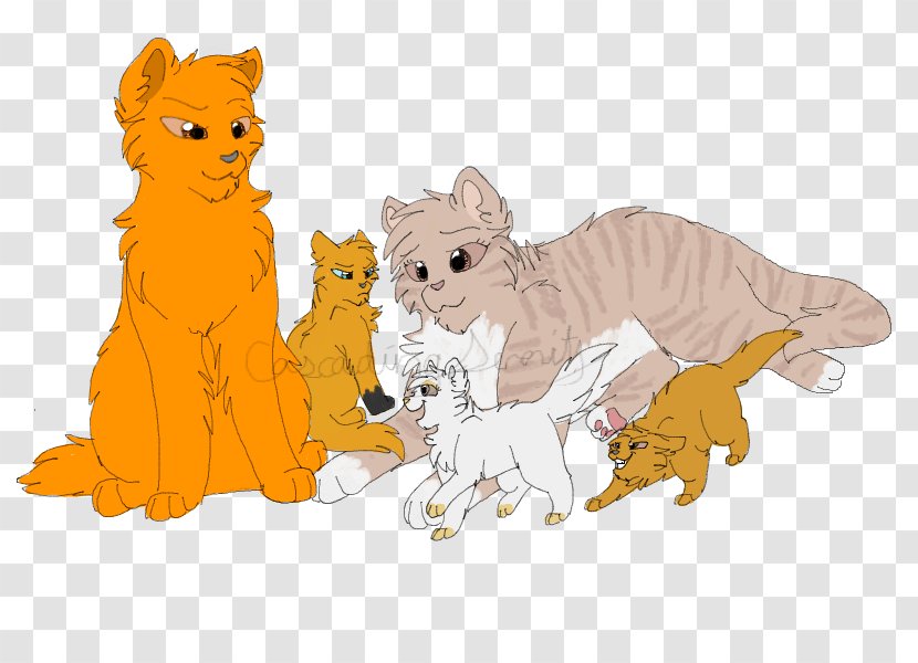 Cat Felidae Kitten Mammal Warriors - Big - Peach Blossom Transparent PNG