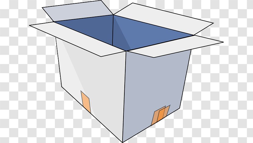 Clip Art - Drawing - Cardboard Box Transparent PNG