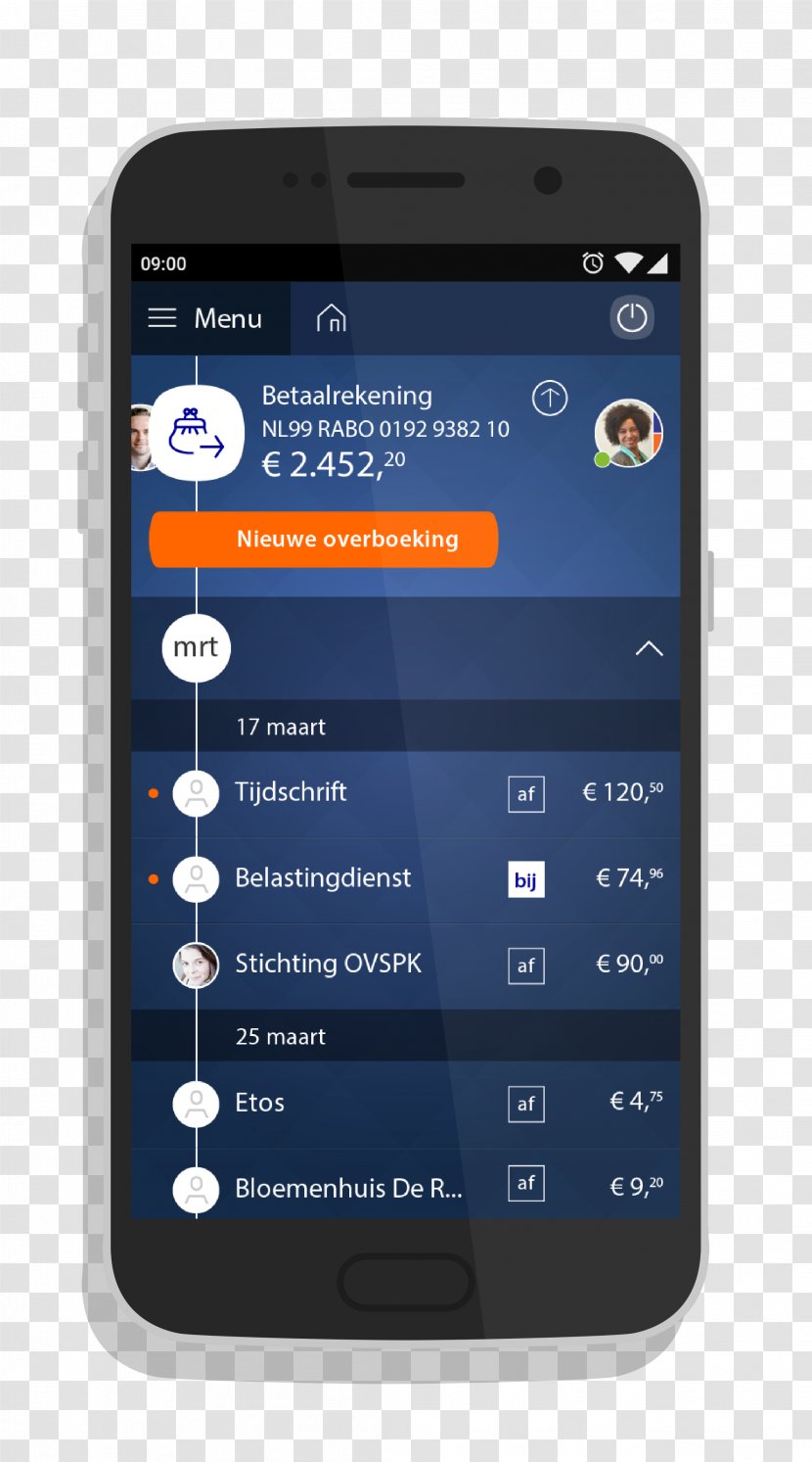 Feature Phone Smartphone Mobile Phones Rabobank - Telephone Transparent PNG