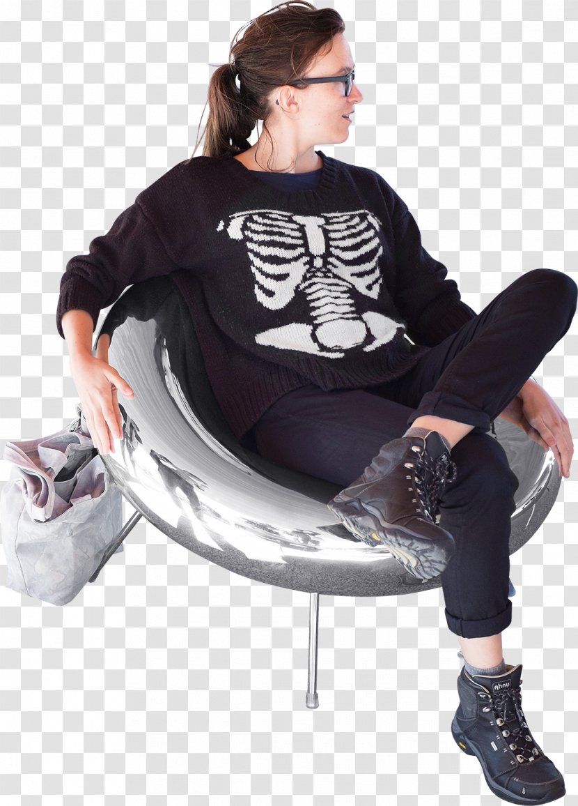 Chair Sitting Table - Satin Transparent PNG