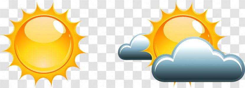 Weather Forecasting Clip Art - Orange - Forecast,sunny Day Transparent PNG