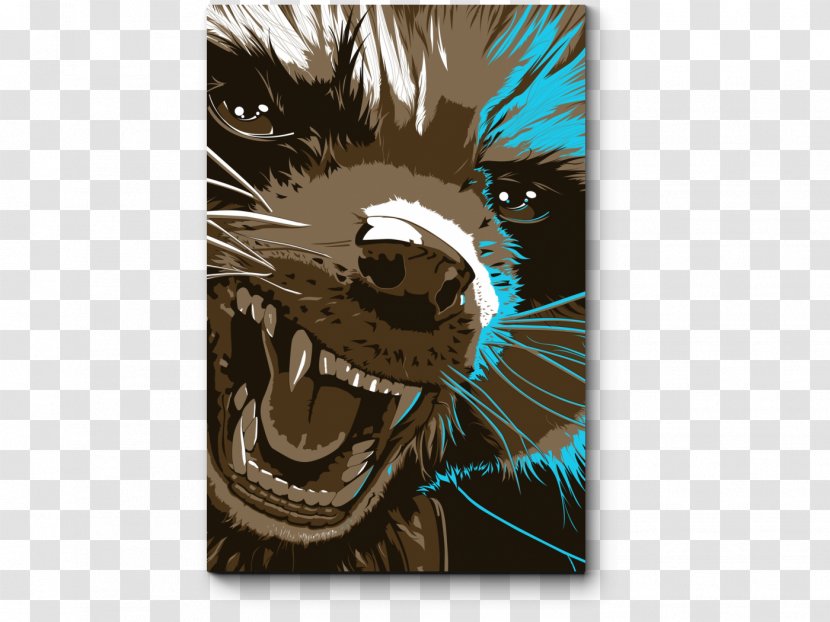 Rocket Raccoon Groot YouTube Poster Guardians Of The Galaxy - Carnivoran Transparent PNG