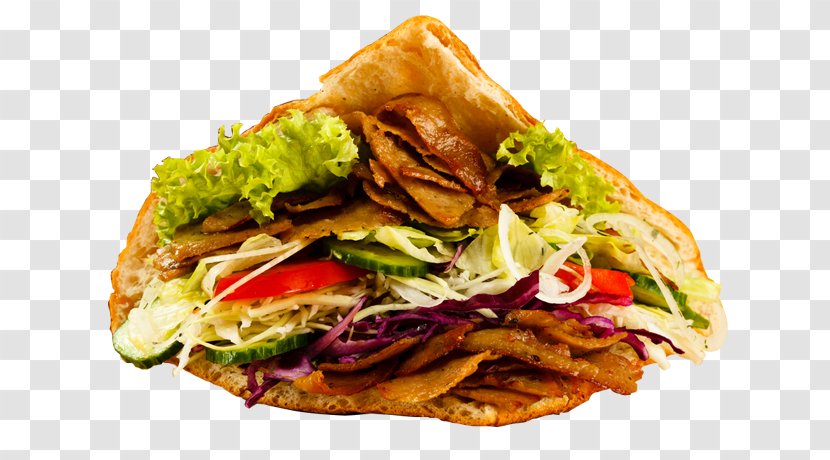 Doner Kebab Take-out Pizza Gyro - Tostada - Seekh Transparent PNG