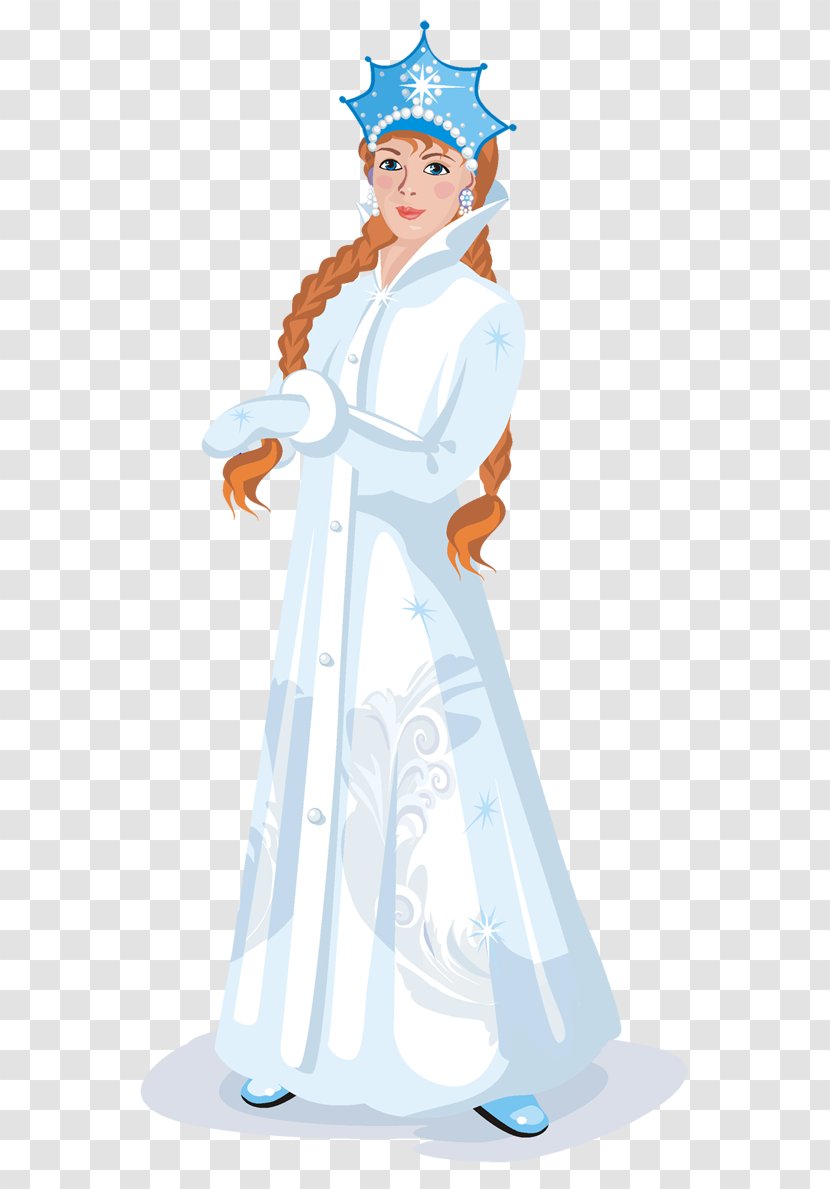 Snegurochka Ded Moroz Christmas Grandfather New Year - Snow Maiden Transparent PNG