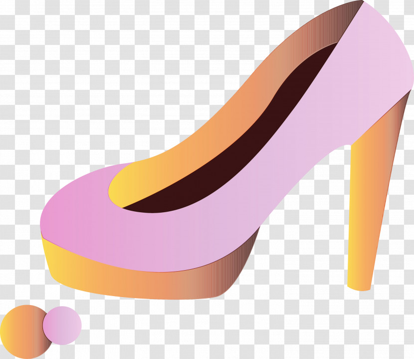 Shoe High-heeled Shoe Pink M Font Footwear Transparent PNG