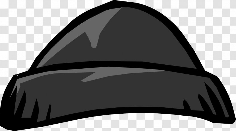 Club Penguin Hat Clip Art - Black Transparent PNG