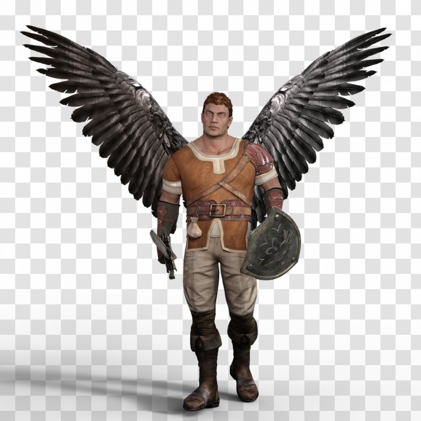 Man Male - Wing - Warrior Transparent PNG