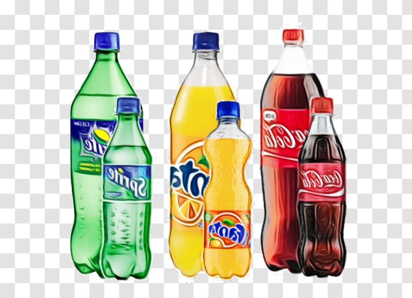Coca Cola - Glass Bottle - Cocacola Light Sango Orange Soft Drink Transparent PNG
