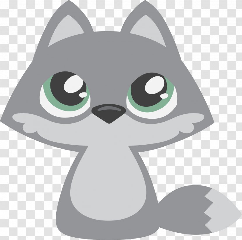 Fox Drawing - Whiskers - Black Cat Kitten Transparent PNG