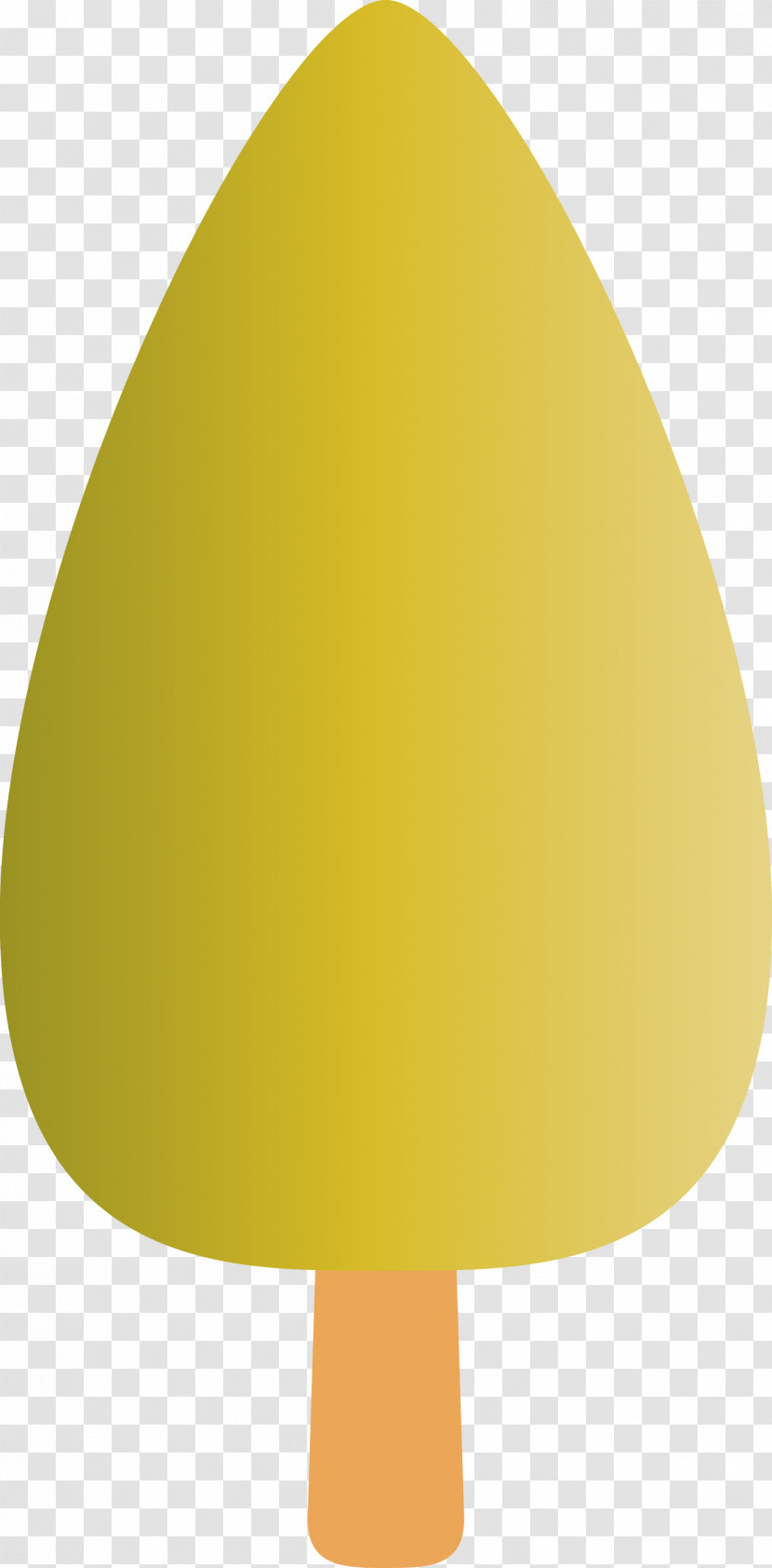 Yellow Ice Cream Bar Oval Lampshade Transparent PNG