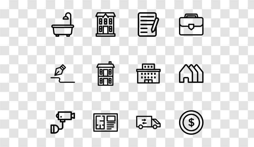 Icon Design Pictogram - Logo - REAL STATE Transparent PNG