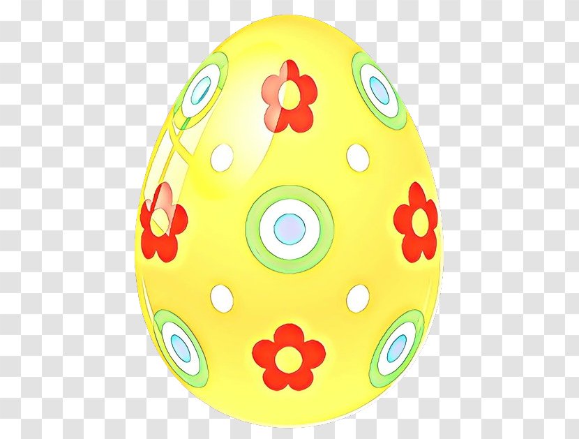 Easter Egg Background - Postcard Yellow Transparent PNG