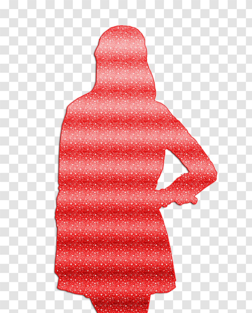Outerwear Neck Sleeve - Red - SILUETA Transparent PNG