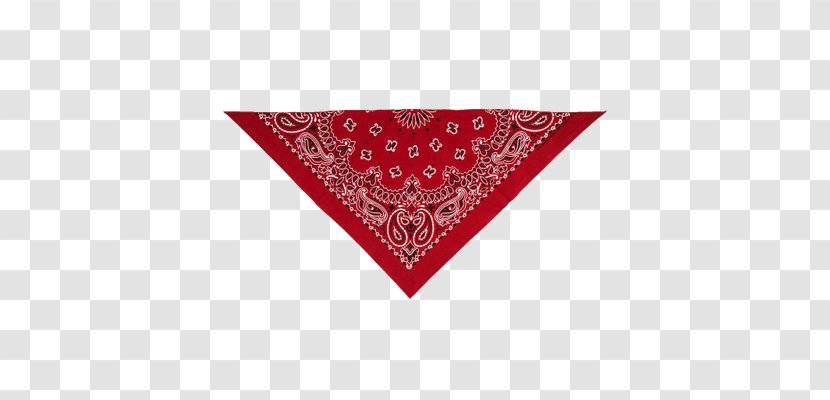 Kerchief Scarf Clip Art - Rectangle - Red Transparent PNG