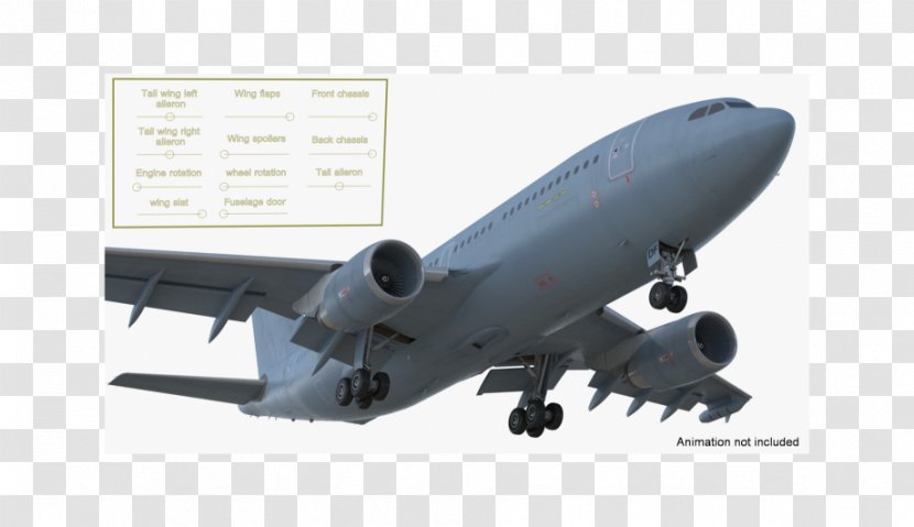 Airbus Wide-body Aircraft Narrow-body Air Travel - Airplane - Role Modeling Transparent PNG