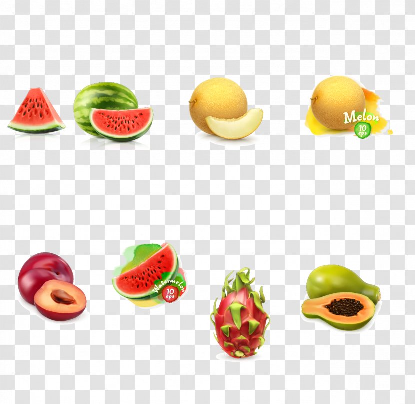 Watermelon Fruit Euclidean Vector - Diet Food Transparent PNG