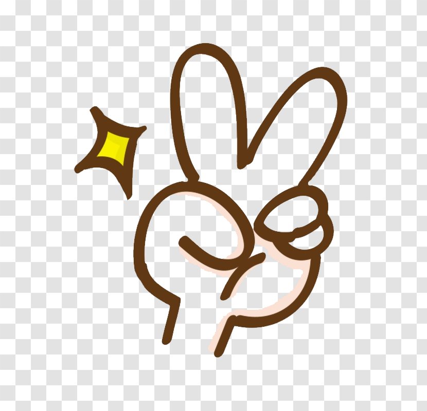 Download - Software - Cartoon Painted YES Gesture Transparent PNG