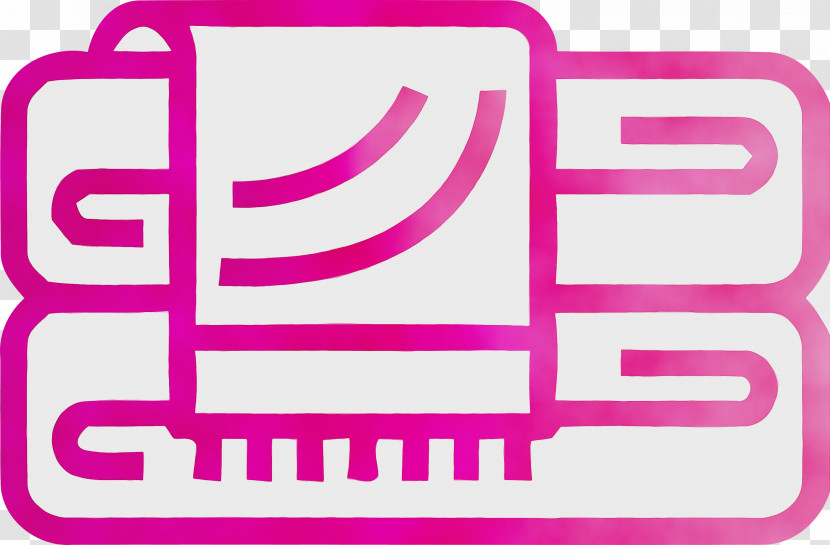 Pink Magenta Text Line Font Transparent PNG