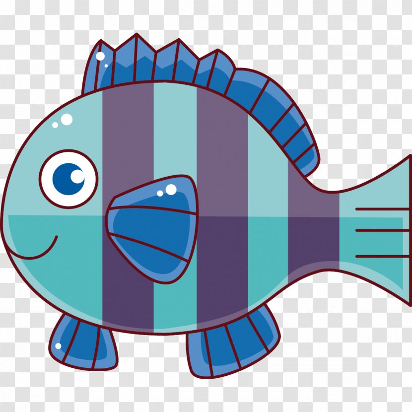 Vector Graphics Clip Art Cartoon Image Illustration - Organism - Fish Transparent PNG