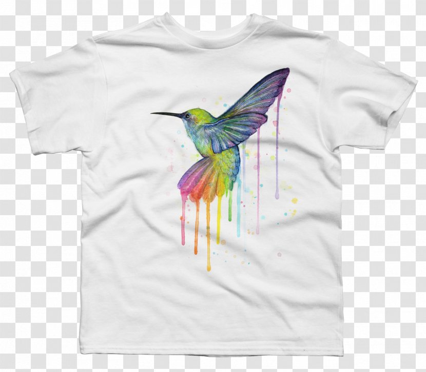 Watercolor Painting Artist Drawing - Top - Hummingbird Art Transparent PNG