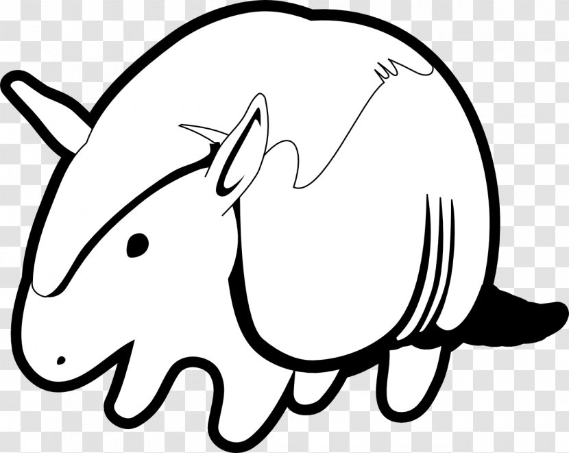 Clip Art Openclipart Vector Graphics Free Content Illustration - Monochrome Photography - Armadillos Transparent PNG