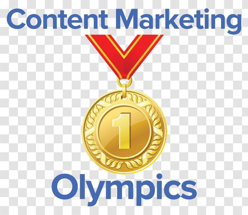 Gold Medal Marketing Olympic Games Logo Font - Content Curation Transparent PNG