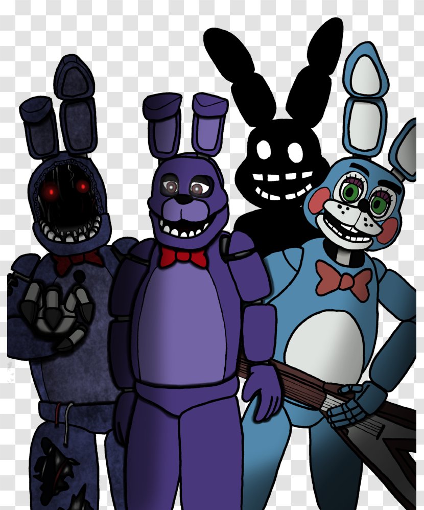 Five Nights At Freddy's 2 3 4 FNaF World - Silhouette - Bonnie Transparent PNG