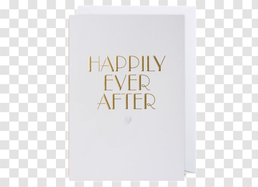 Type And Typography Graphic Design Poster Text - Rectangle - Happily Ever After Transparent PNG