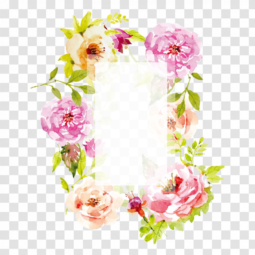 Wedding Invitation Garden Roses Flower Clip Art - Flowering Plant - Invitations Decorative Elements Transparent PNG
