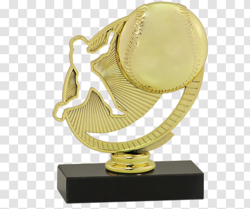 Trophy Award Gold Medal Commemorative Plaque - Brass Transparent PNG
