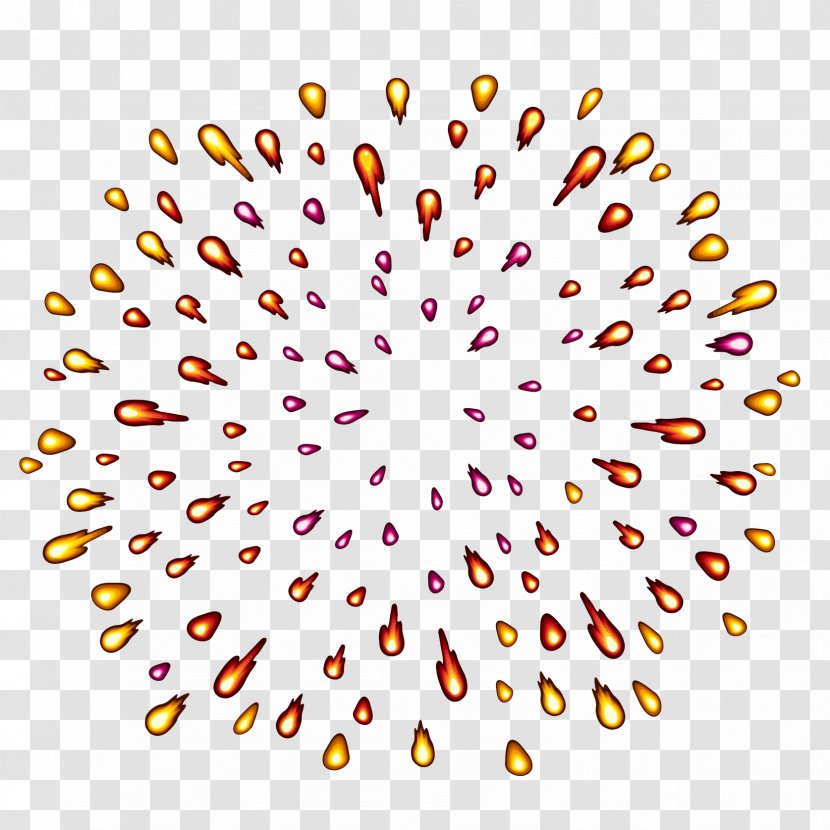 Fireworks Elements Festival Graphic Design - Symmetry - Color Effect Transparent PNG